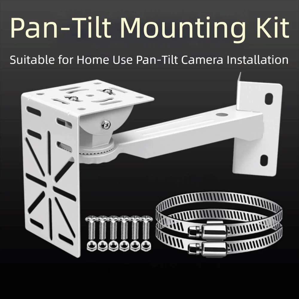 L Shape Camera Bracket Adjustable Angle Wall Mount Security Camera Mount Duckbill Easy Installation Pole Mount Bracket