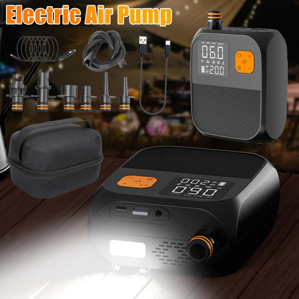 SUP Boat Accessories High Pressure 20PSI Portable Air Compressor Stand Up Paddle SUP Pump Electric Air Pump for Kayak Kite Wings