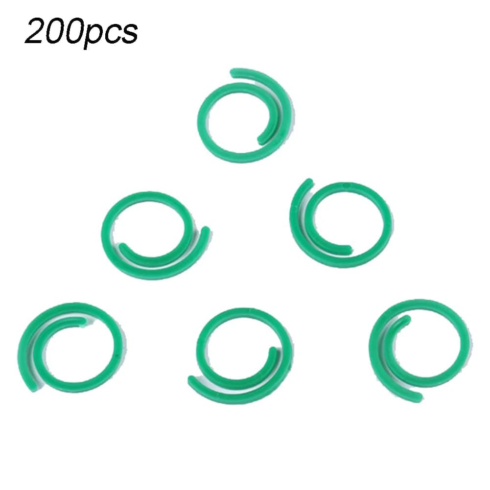 Fascette stringicavo facili da usare, clip di supporto per piante da giardino, applicazione e contenuto del pacchetto, perfette per vasi da balcone, clip per piante