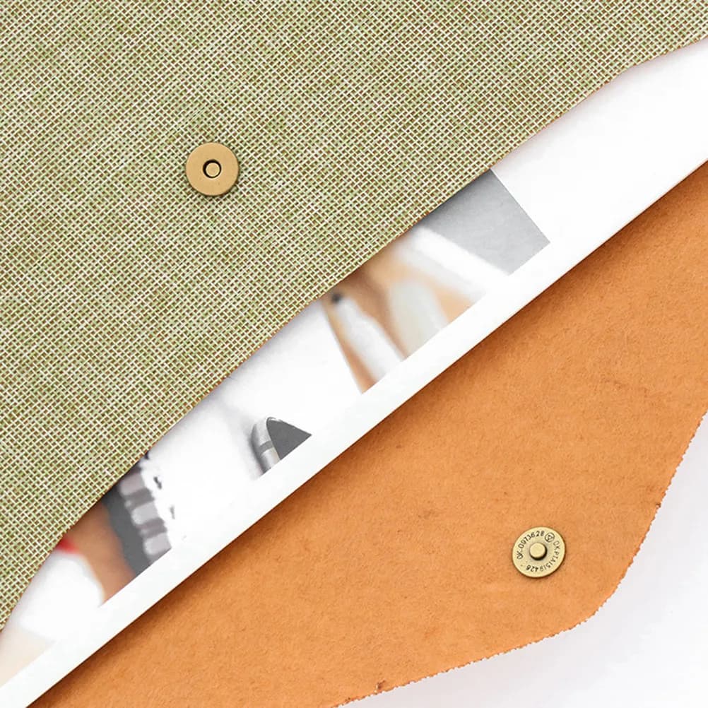 Expanding Felt File Folder Document Organizer Holder with Snap Button Closure for Office School Business Files Papers Phones
