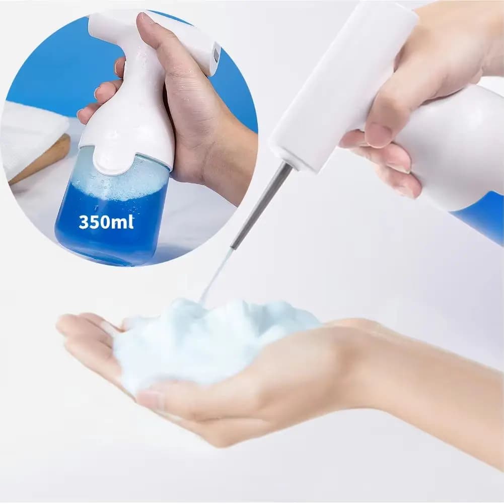 Dispenser Elettrico di Schiuma per Shampoo, Gel Doccia, Detergente Viso, Sapone Liquido, Pistola Spray per Bagno