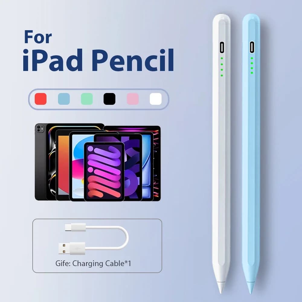 Per Apple Matita Stilo Per iPad A16 11th 2025 Air 13 5 4 M3 M2 Pro 11 12.9 M4 Penne 10 9 10th 9th Generation Mini 7 6 Touch Pen
