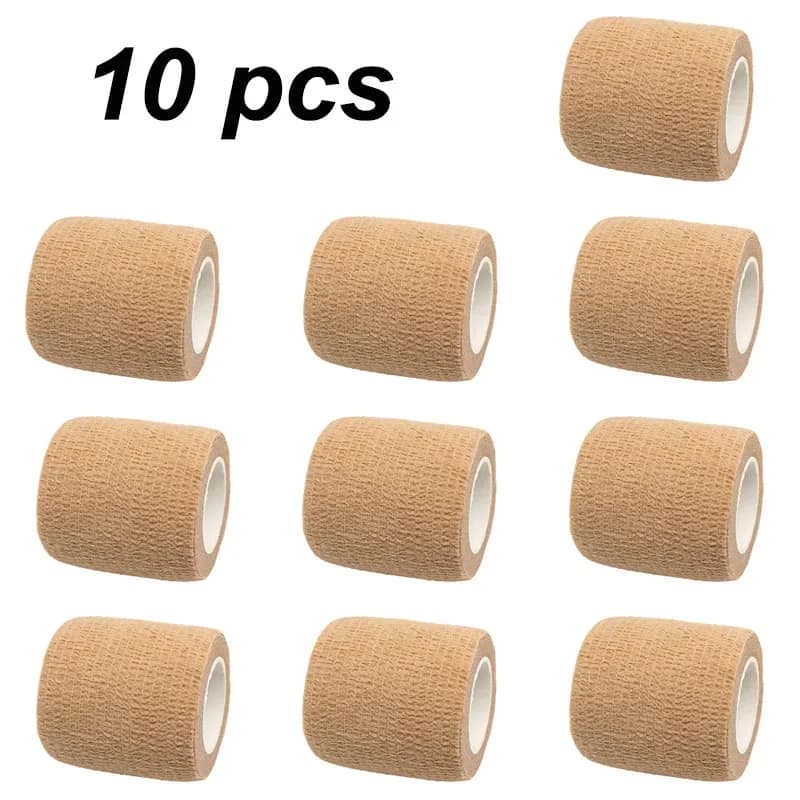 Nastro avvolgente per benda elastica autoadesiva sportiva colorata beige 4,8 m Elastoplast per cuscinetti di supporto per ginocchio, dito, caviglia, palmo, spalla