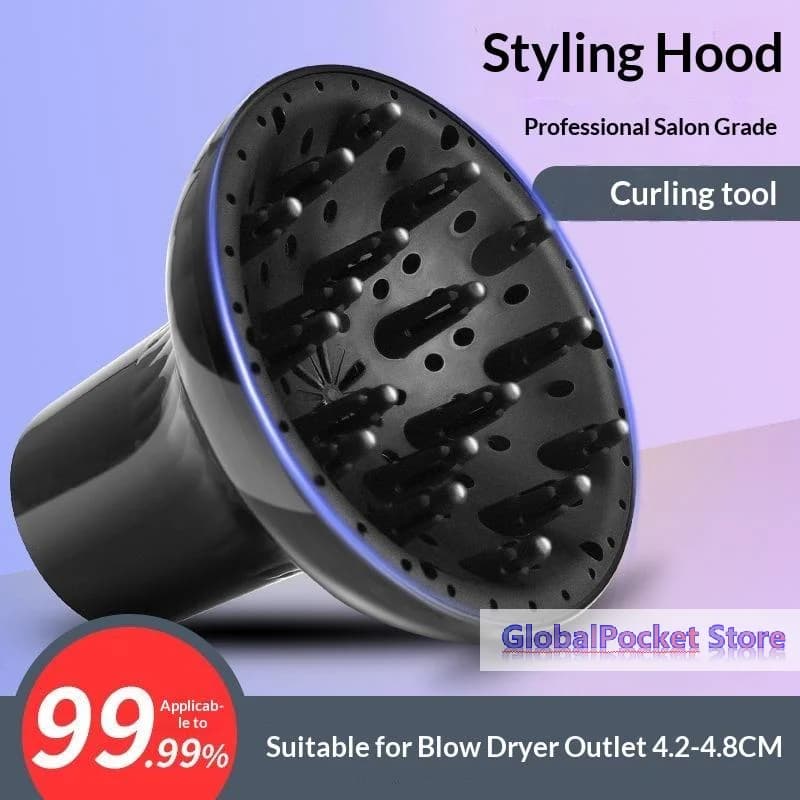 Universal Hair Diffuser Hair Styling Curl Dryer Curly Hair Large Wind Hood Salon Curly Accessories Hairdressing Blower Styling