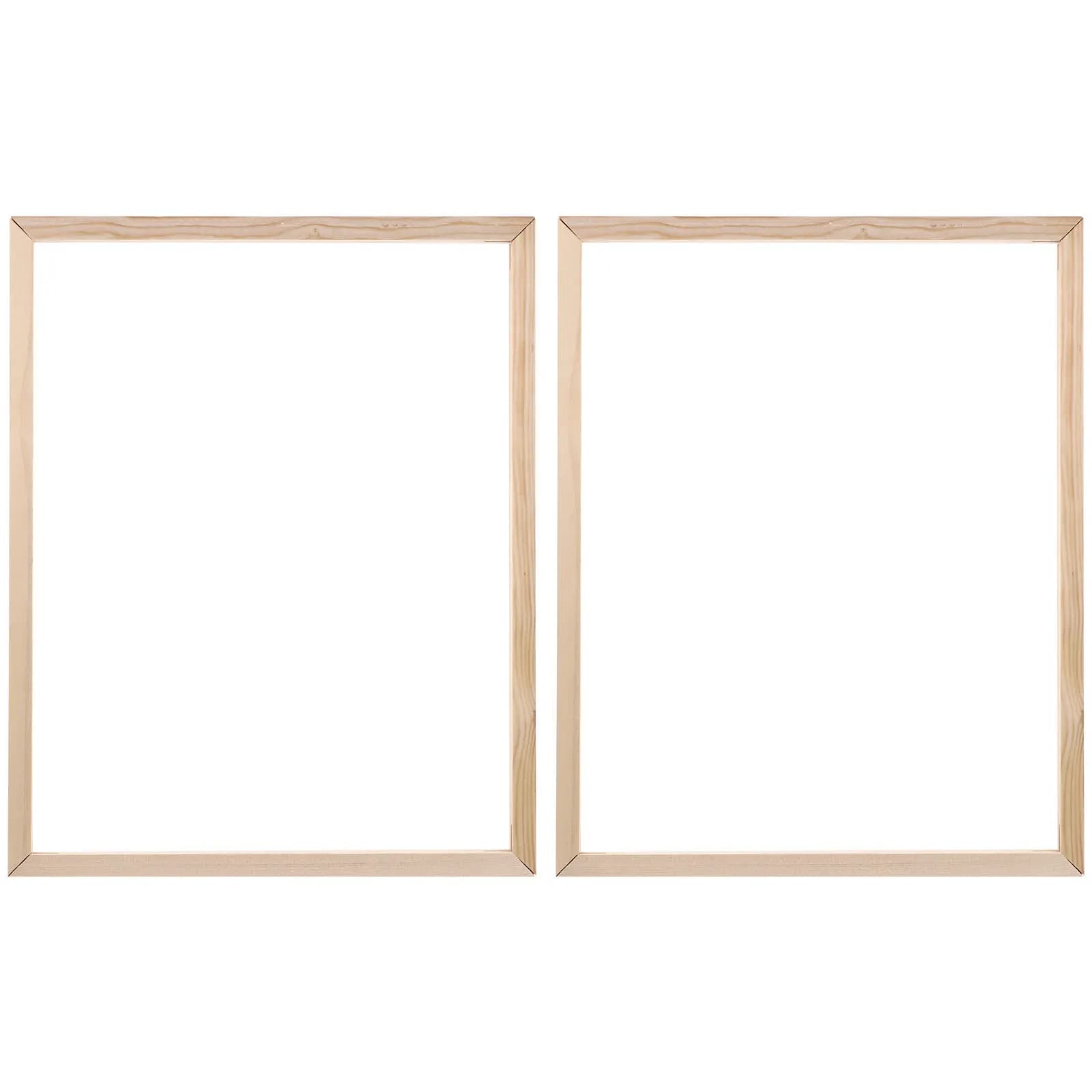 Kit 8 Pezzi Barre in Legno Massello per Cornici Fai-da-te, Telaio per Quadri e Cornici in Legno per Foto, Ideale per Esposizione Artistica Domestica