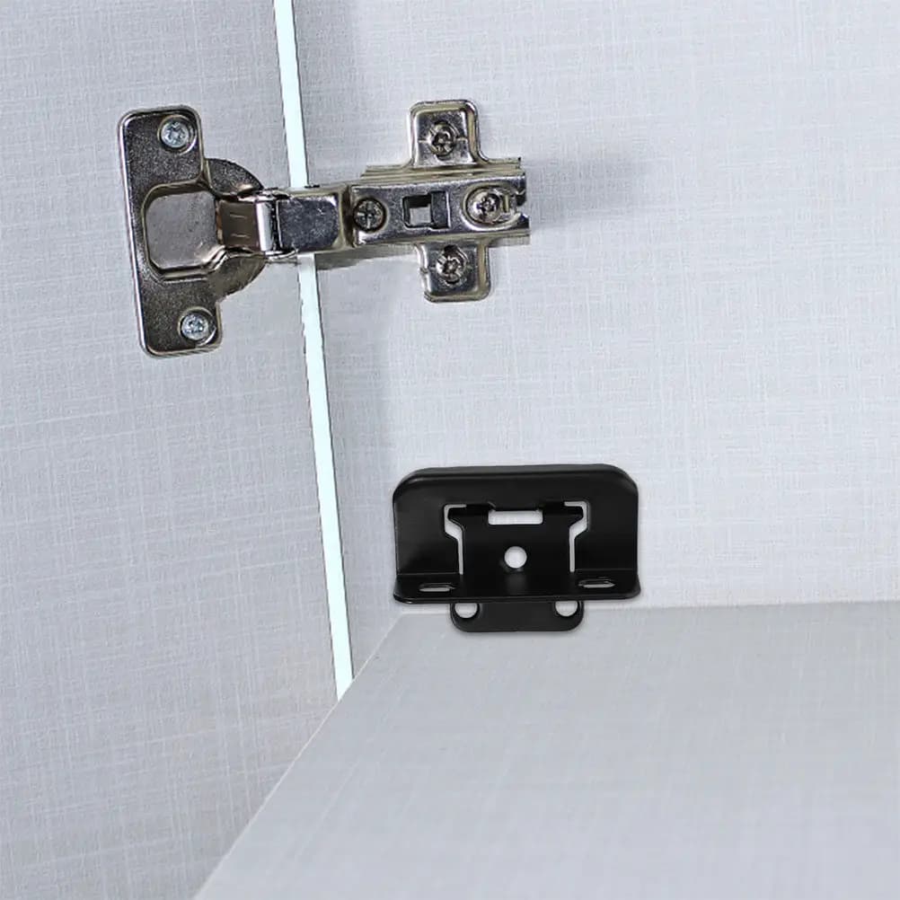 6Pcs Semi-Overlay Cabinet Hinges Self-Closing Soft Close Concealed Hardware Rv Door Hinges Heavy Duty Door Closing Parts