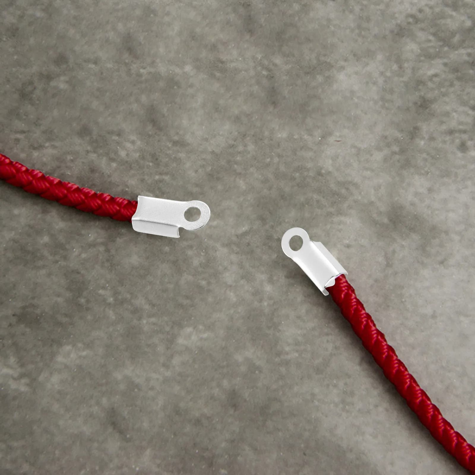 500 Pieces of Metal Clamps for Tapes, Square Terminals for Jewelry, Bracelets and Fai-da- Necklaces ♪