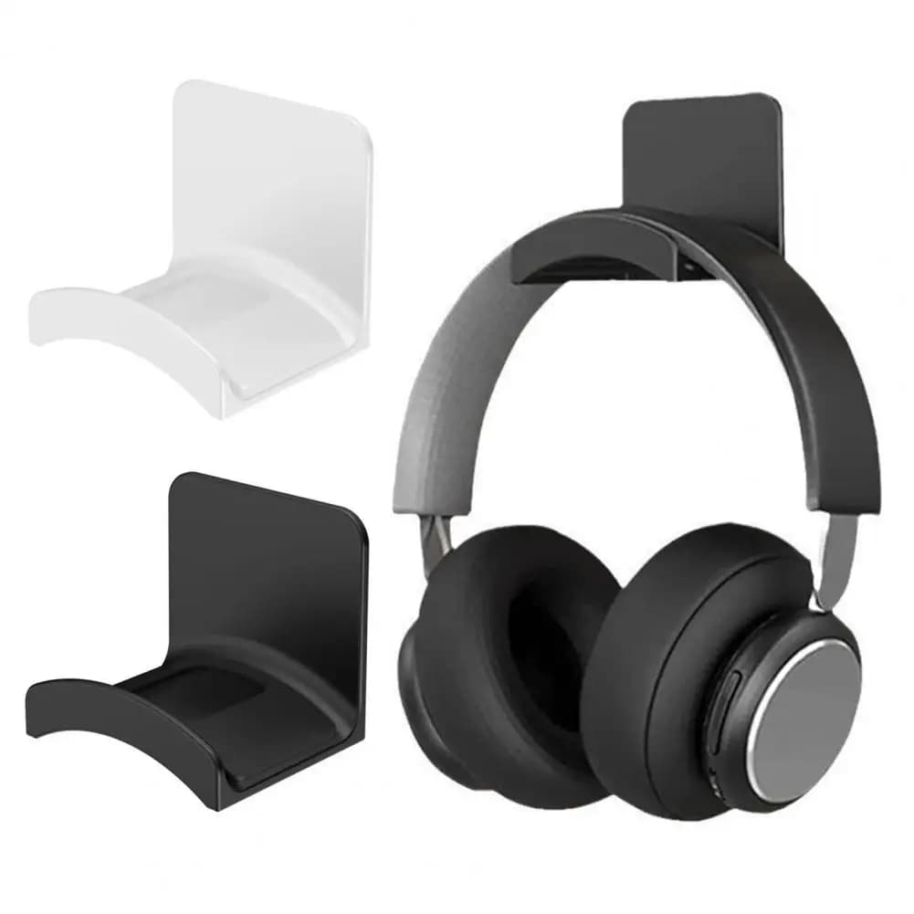 Desk Headphone Hook Universal Hanger Stand with Anti-slip Pads Game Controller Organizer for Earphones