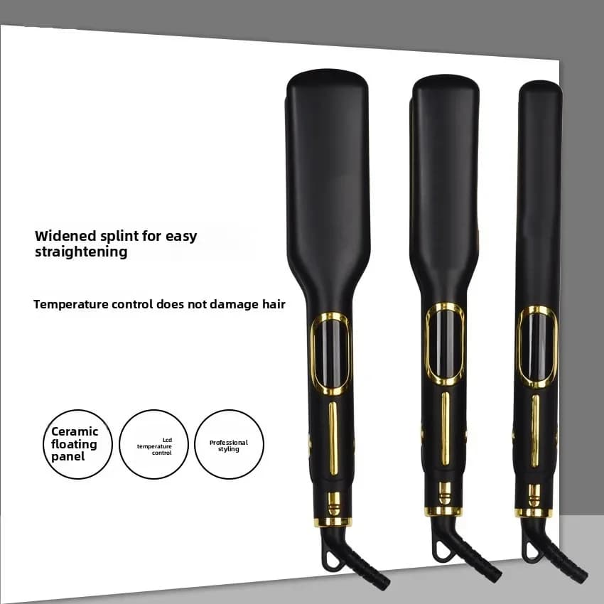 Professional Hair Plate with Digital Display, Bestseller for Barbieri, Multifunction Clip for Curling and Smoothing, Ideal for Frangia