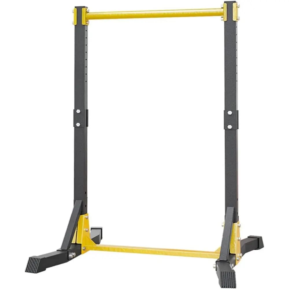 Traction bar and tower for 11-level adjustable exercises, portable, for home workouts - Black