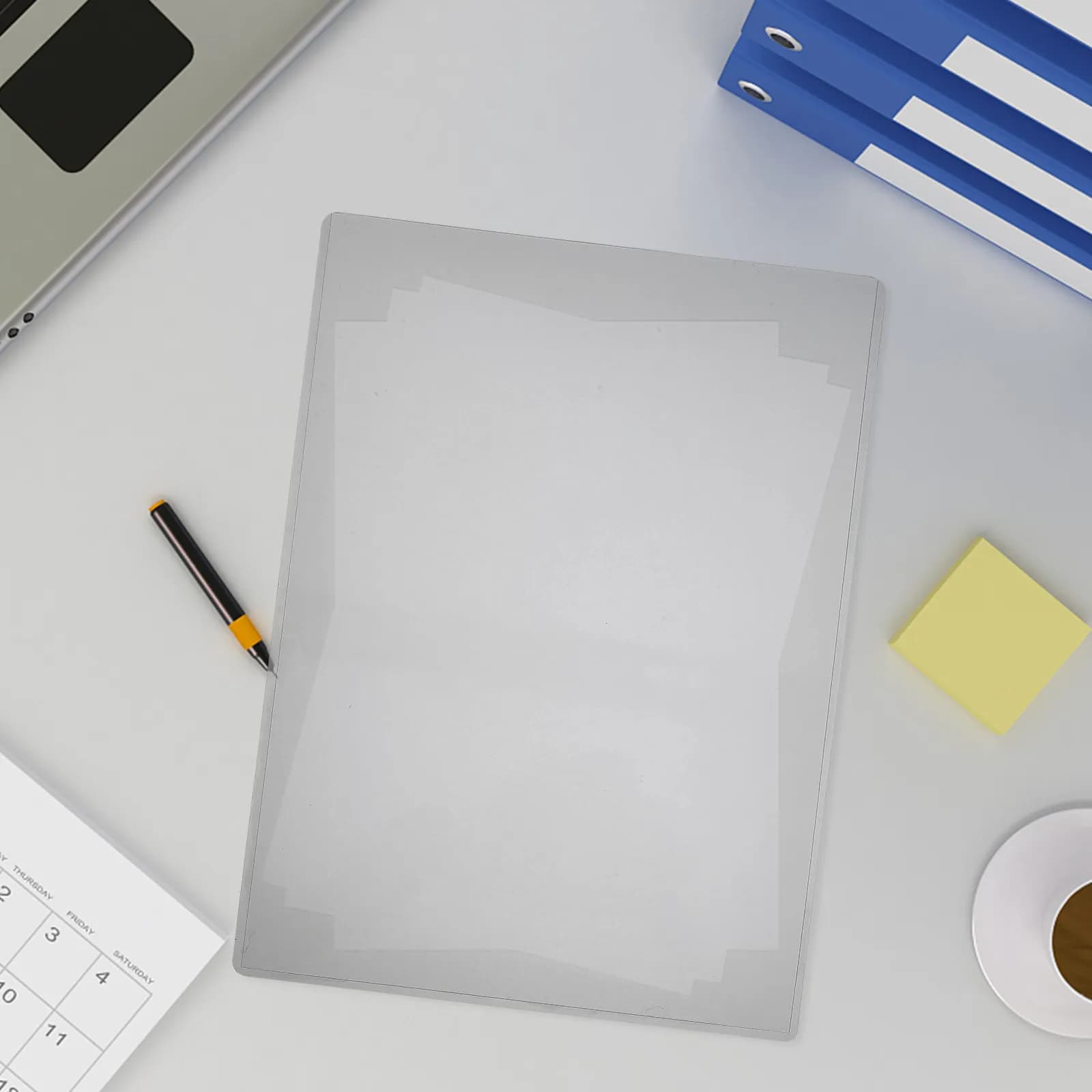 10 Pezzi Cartelle Portadocumenti Trasparenti in PVC per Fogli A4, Scuola, Ufficio, Studio, Viaggi, Biglietti da Visita, Contenitori Impermeabili per Documenti