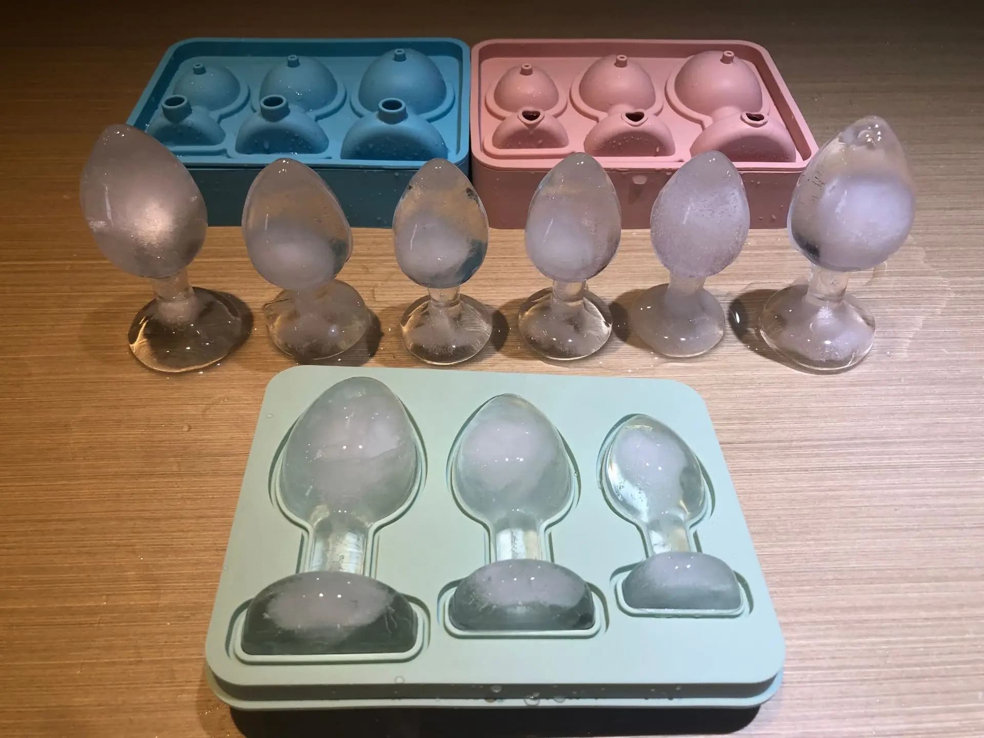 Vassoio per ghiaccio per pene in silicone per uso alimentare, scatola per stampi, blocchi per cubetti di ghiaccio, macchina per stampi, whisky, vino, bar, utensili da cucina