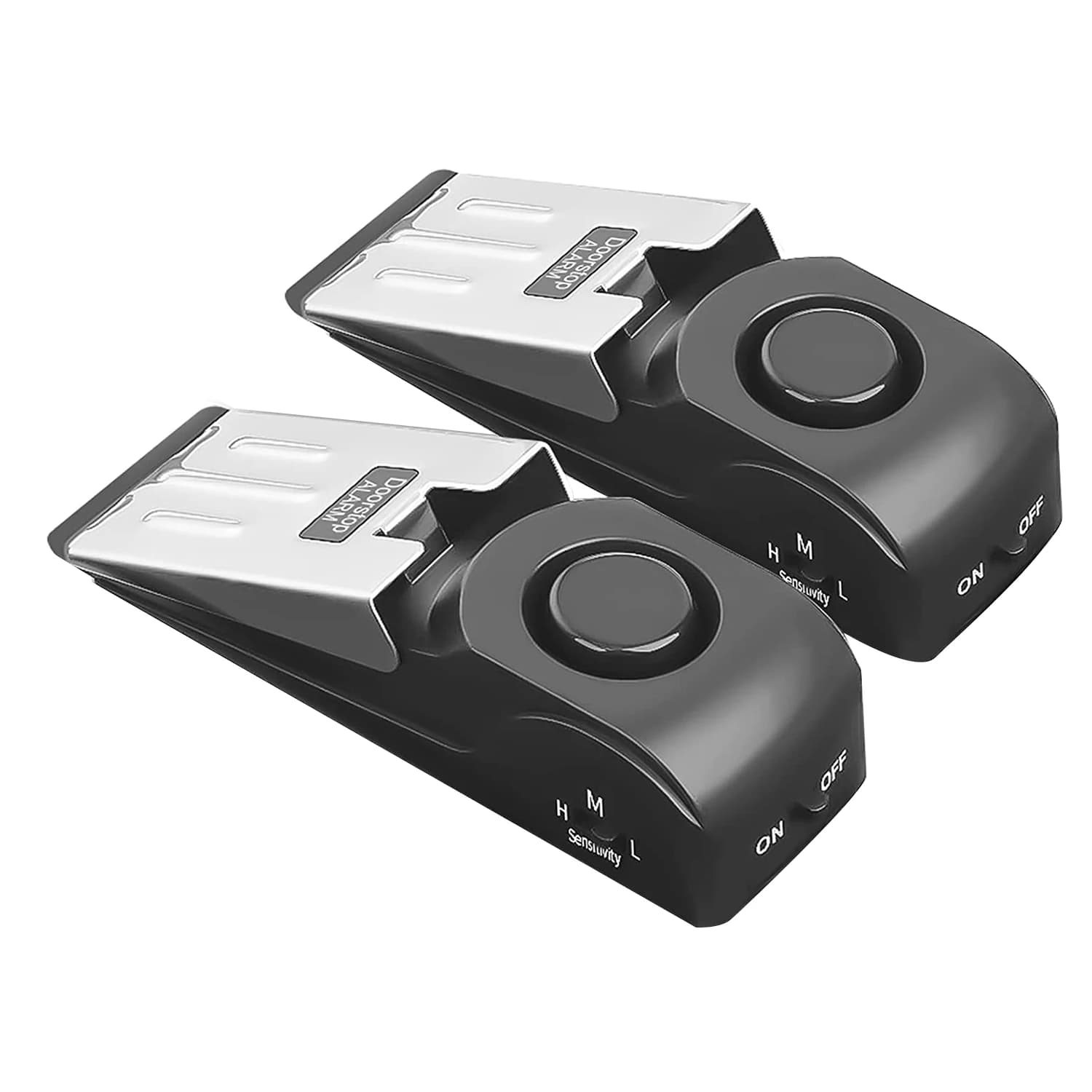 ABHZ-2 Pack Allarme fermaporta Allarme porta con sirena di sicurezza 120DB Allarme fermaporta per allarmi porta di sicurezza domestica