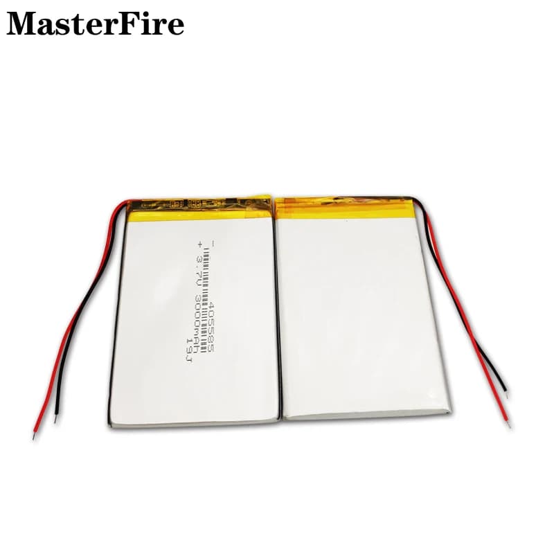 20PCS 3.7V 3000mah Rechargeable Lithium Polymer Battery 405585 for Power Bank Mobile Phone Laptop E-book Tablet PC MID Batteries