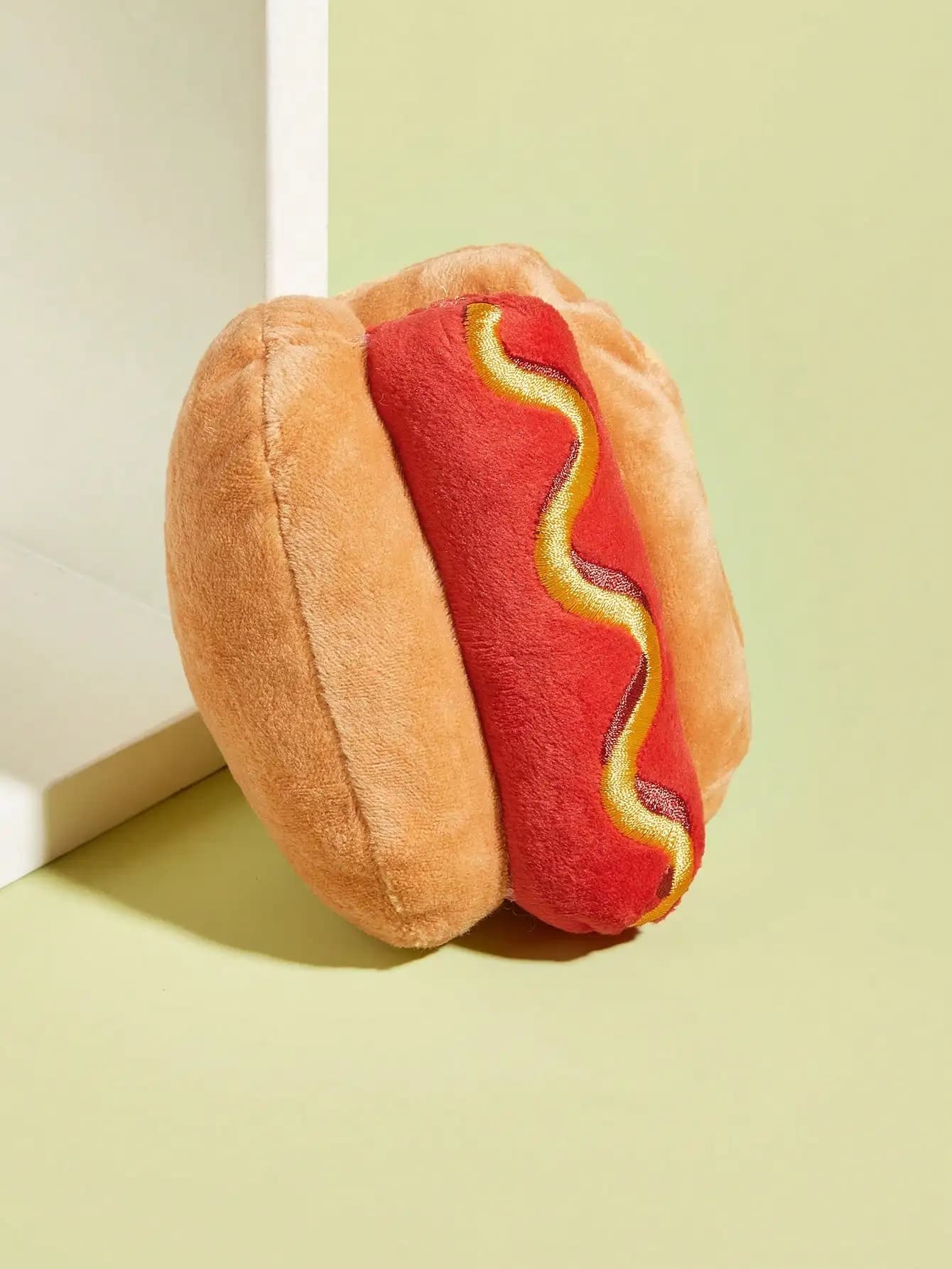 1pc Hot Dog Design Home Teeth Shrimp Toy, Durable Chewing Toy For Interactive Dog Supply