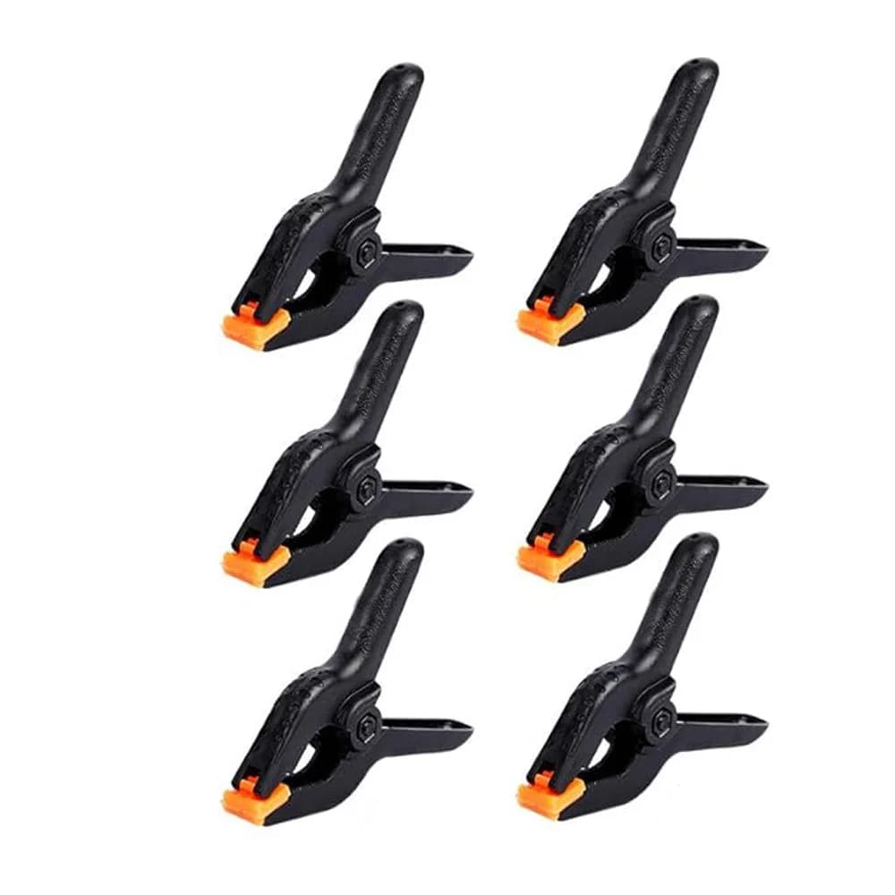 Durable spring clamps for wood processing, clips for backdrops, plastic clamps for balloon arches, photographic studio, carpentry