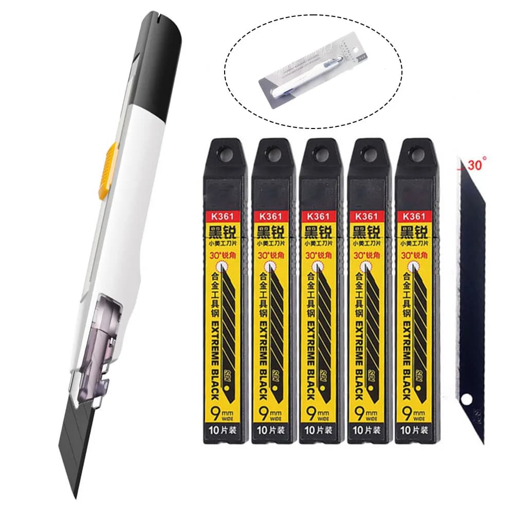 TOFAR Vinyl Film Tool Anti Shaking Utility Knife Window Tint adesivi per auto decalcomanie Cutter Knife Craft linea di taglio carta strumento fai da te