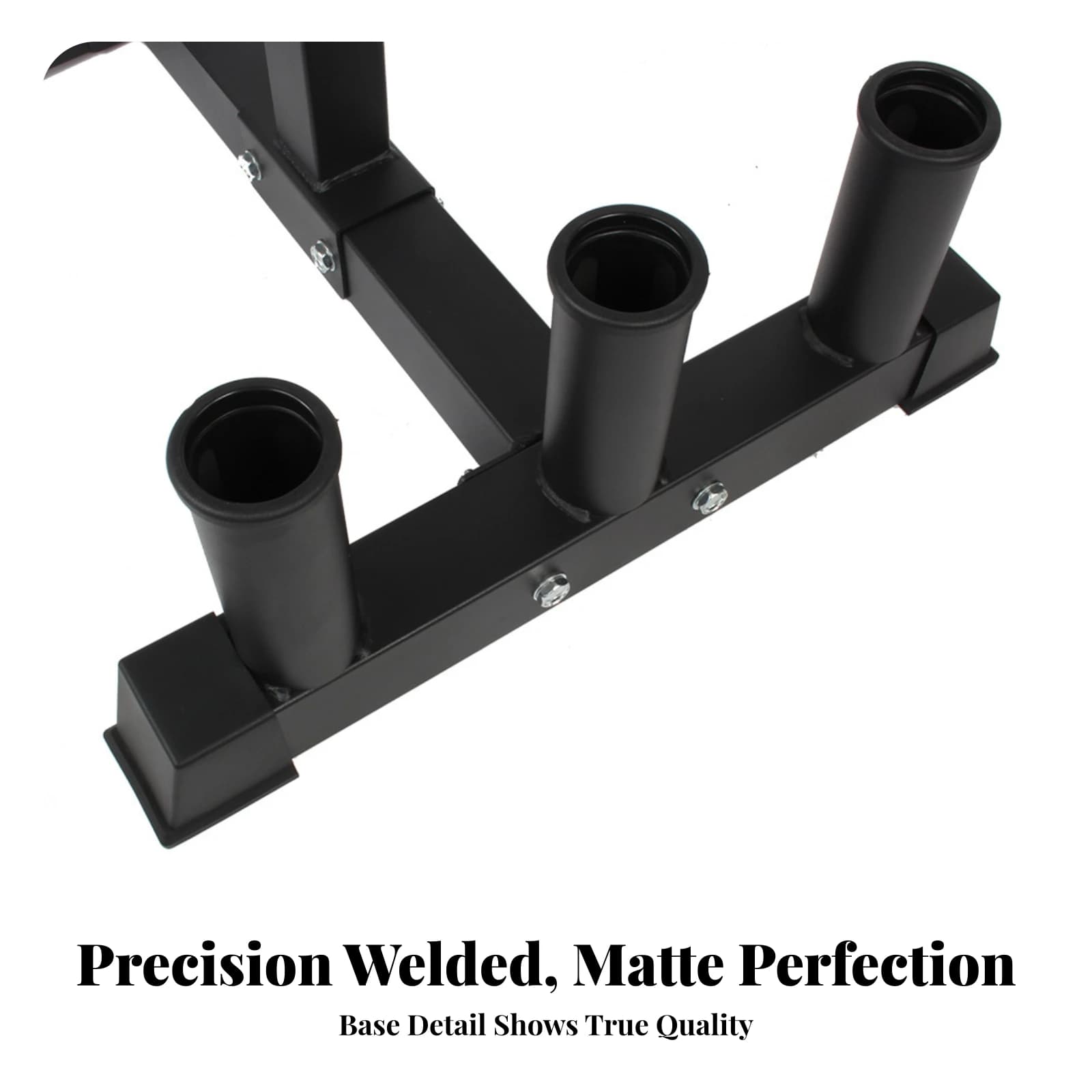 Weight Storage Rack with Barbell Holders Heavy-Duty Plate Rack with Barbell Holders Organizer Stable Long-Lasting