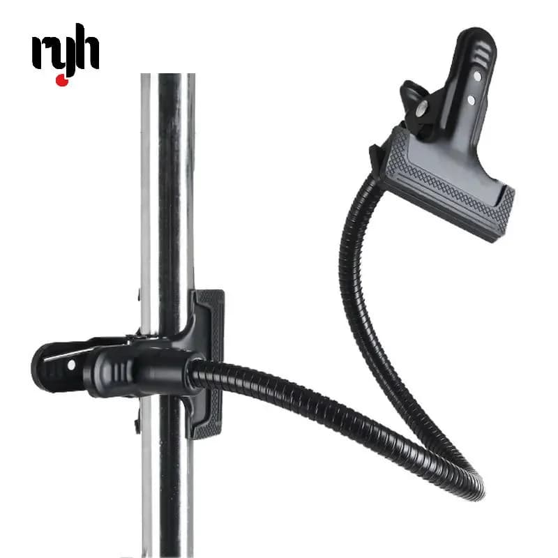 Supporto per Sfondo RYH con Morsetto a C, Accessori per Studio Fotografico, Supporto per Luci, Braccio Flessibile, Riflettore, Fotocamera