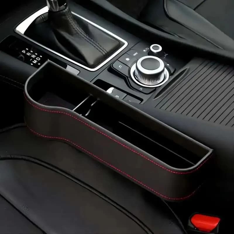 Universal Car Seat Organizer Card Phone Key Holder Pocket Car Seat Crevice Storage Box Seat Gap Slit Pocket Catcher Organizer