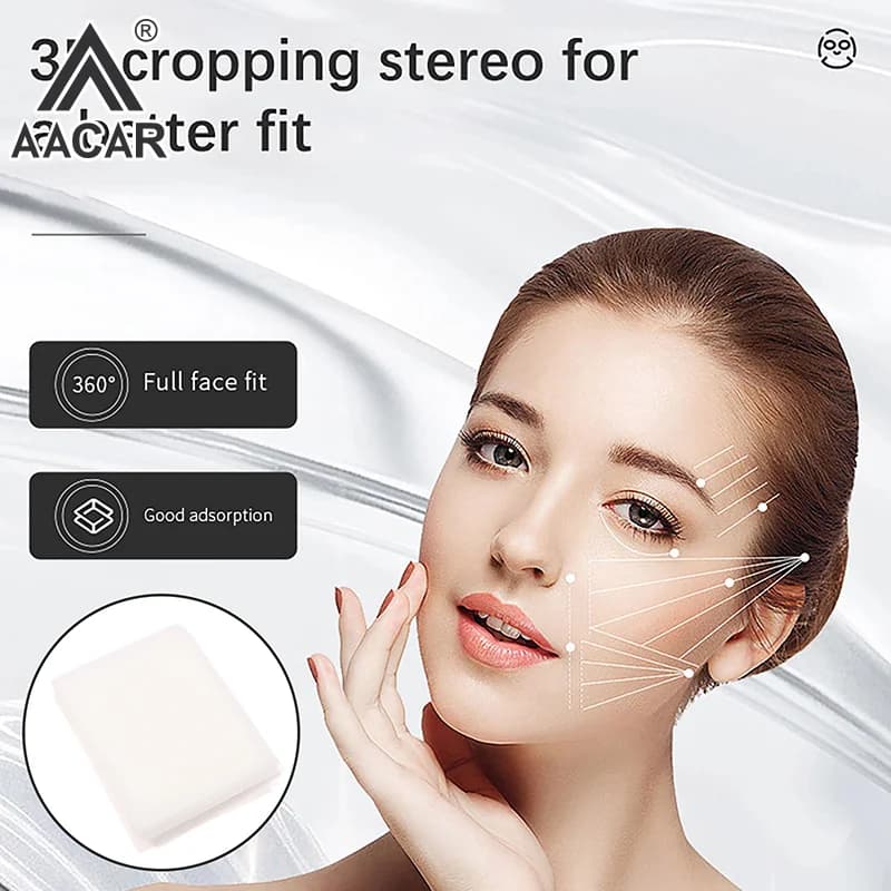 50 pz/borsa Patch Usa E Getta Solubile Maschera Per Il Viso Carta Conus Peptide Liofilizzato Pellicola Solubile Tipo Patch Al Collagene