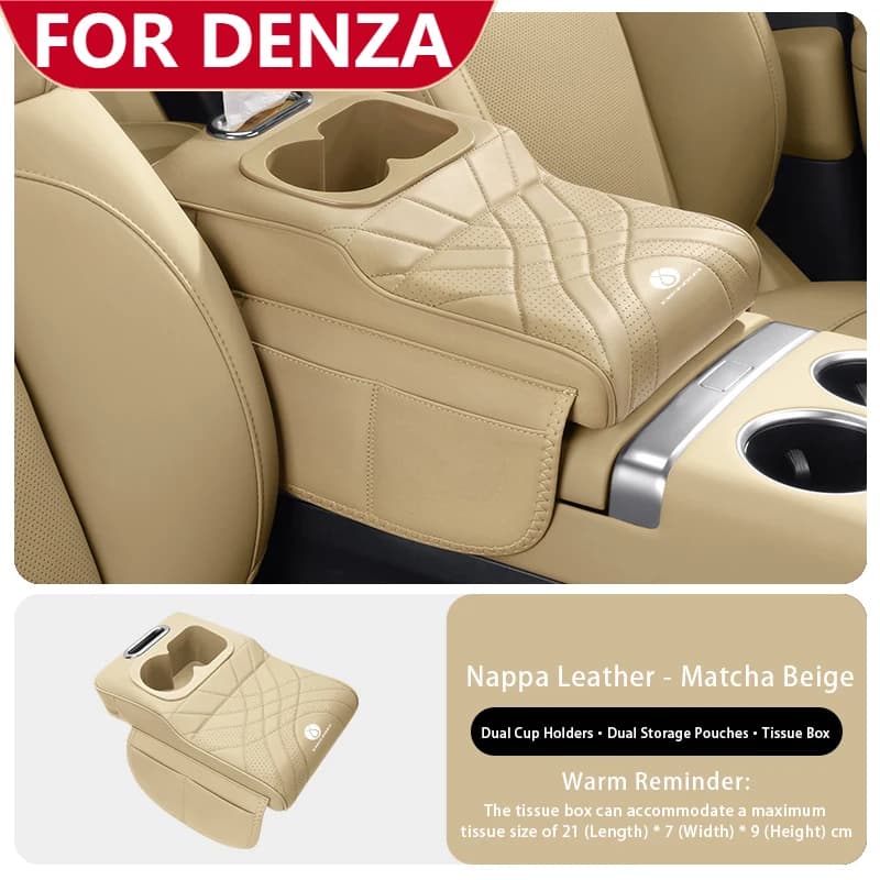 Fodera per cuscino bracciolo console centrale auto per ‌ DENZA B5 B8 D9 N7 N8L N9 Z9GT Borsa portaoggetti Portabicchieri Scatola per fazzoletti Bracciolo Pad