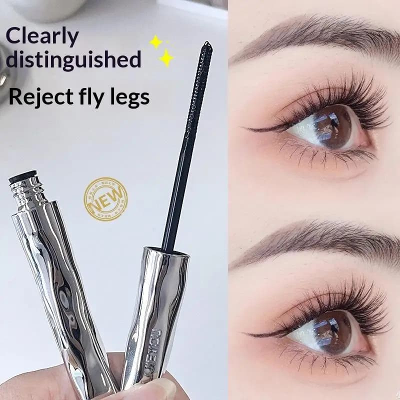 New Silver Tube Mascara 1 Piece, Natural Curly Mascara, Stretch the Eyelashes, No Waxing, Water Resistant/Sweep, Long Life