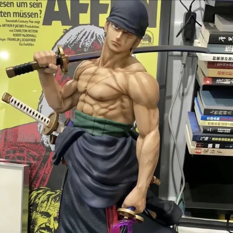 One Piece Solon Carrying A Sword Two-headed Eagle Yamato Kageki Demon's Sword Figure Model Anime Ornaments Model Tabletop Statue