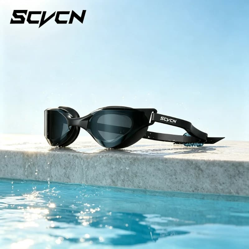 SCVCN New Swimming Goggles Anti-Fog Low-Drag Swim Glasses Men Women Youth Pool Competition Use Accessories Summer Diving Beach