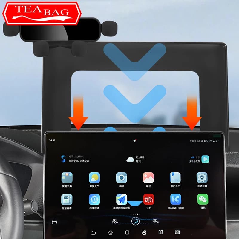 Per BYD Seal U Sealion 6 Song Plus 2024 supporto per telefono cellulare per auto Display di controllo centrale supporto per schermo staffa accessori per supporto