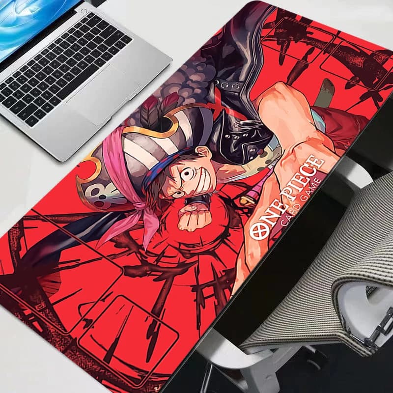 Tappetino per mouse grande One Piece, tappetino per tastiera da gioco, tappetino per computer, tappetino da scrivania resistente per PC, tappetini per mouse per CS GO LOL 900x400