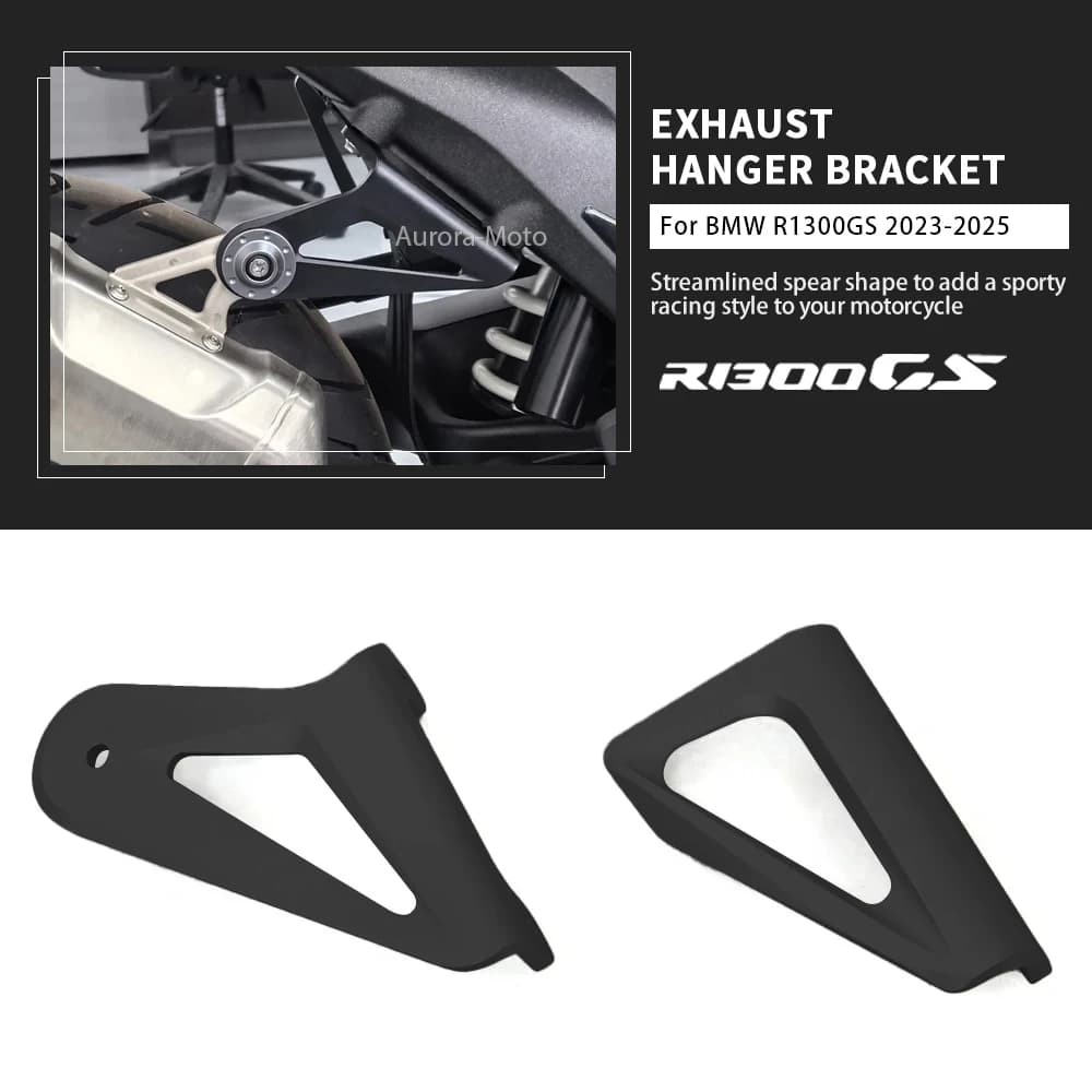 Staffe di supporto per pedali moto, staffe di fissaggio scarico, piastre di copertura poggiapiedi posteriori per R1300GS R 1300 GS R 1300GS 2023 2024 2025
