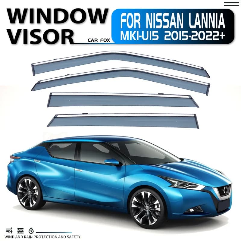 Per LANNIA U15 2015-2022 + Finestra di Automobile Visiera Tenda Shelter Parabrezza Finestrino Laterale Pioggia Parasole Accessori Auto Car Styling