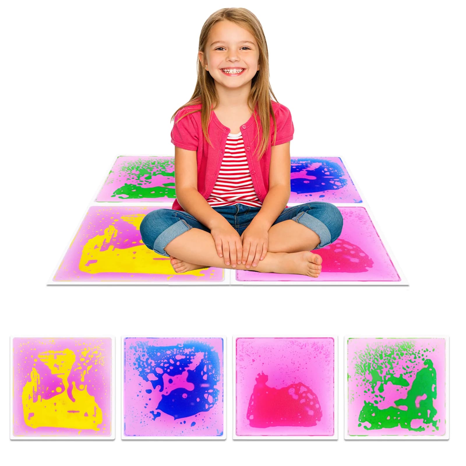 Giocattoli Sensoriali Visivi con Colori Sfumati per Bambini 3-12 Anni, Giochi Educativi per la Cognizione dei Colori e l'Educazione Precoce