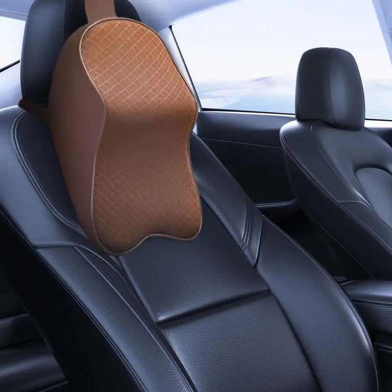 Cuscino poggiatesta per auto super comodo Comodo poggiatesta per auto Cuscino per il collo Morbido cuscino di supporto lombare Schiuma flessibile traspirante