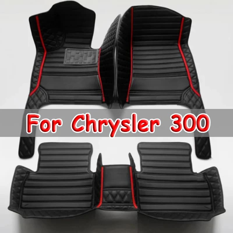 Tappetini auto per Chrysler 300 300C 2004 ~ 2010 Tappeti antiscivolo Tappetino in pelle Tappeti Pad Accessori auto Anti-sporco pad 2008