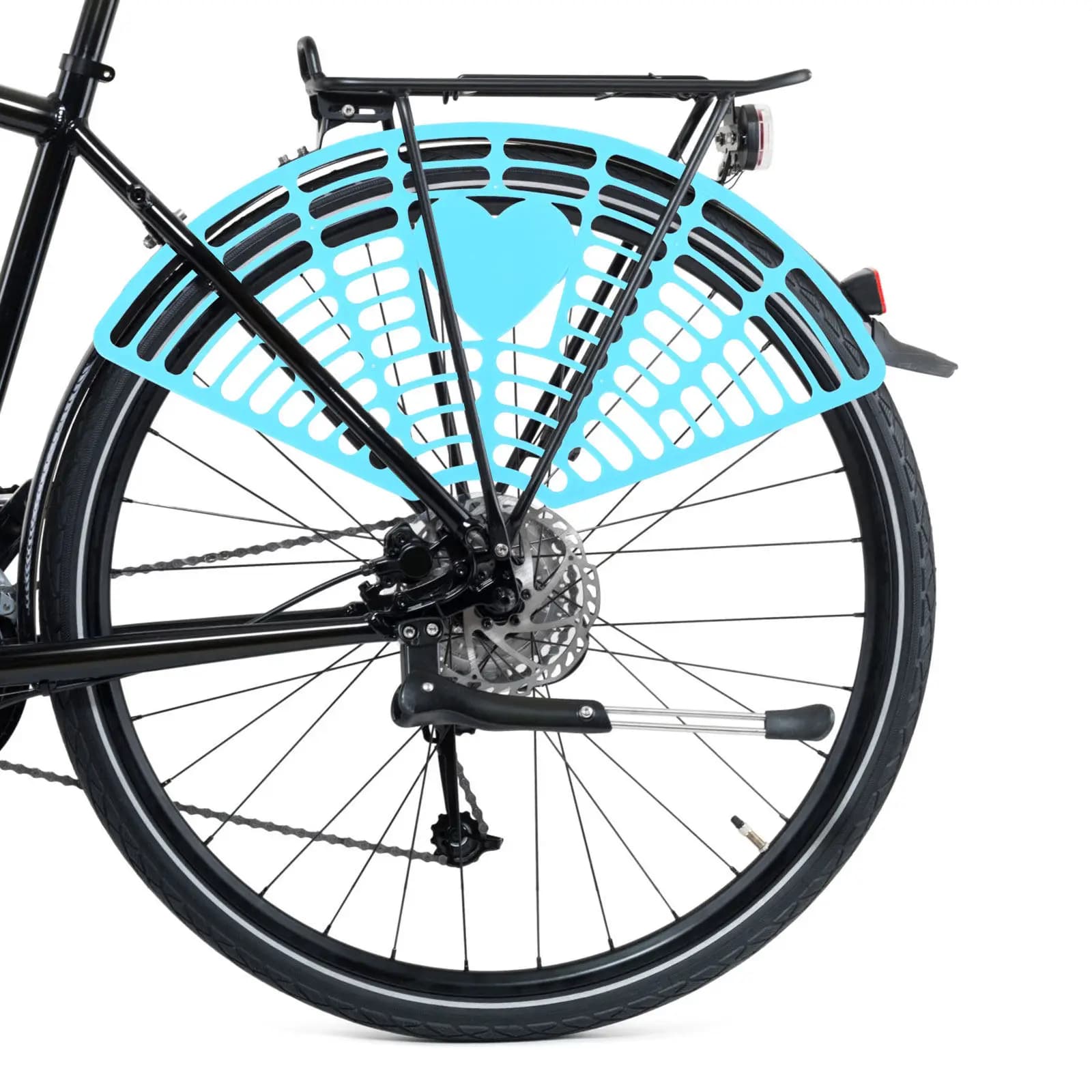 2 Pezzi Protezione Posteriore per Bici in Plastica Premium, Parafango Antispruzzi per Ruota Posteriore, Protezione Piedi per Bici Elettrica