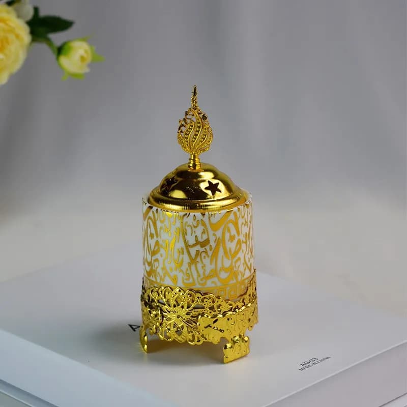 Porta incenso in metallo ceramico Mini porta meditazione Zen per trucioli di legno bastoncini supporto per aromaterapia bruciatore di incenso decorazioni per la casa regalo