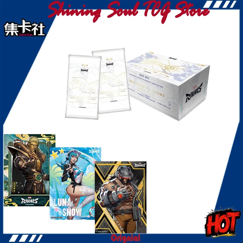 Carte Collezionabili Originali Marvel Rivals Serie Eternal Glory, Carte Autografate di Spider-Man e Iron Man, Giocattoli Anime da Collezione