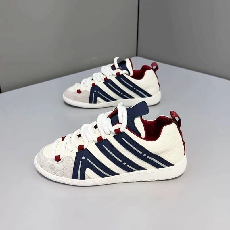 Scarpe da Corsa Impermeabili da Uomo con Fibbia Rotante, Traspiranti in Mesh, per Strada, Palestra, Allenamento e Casual
