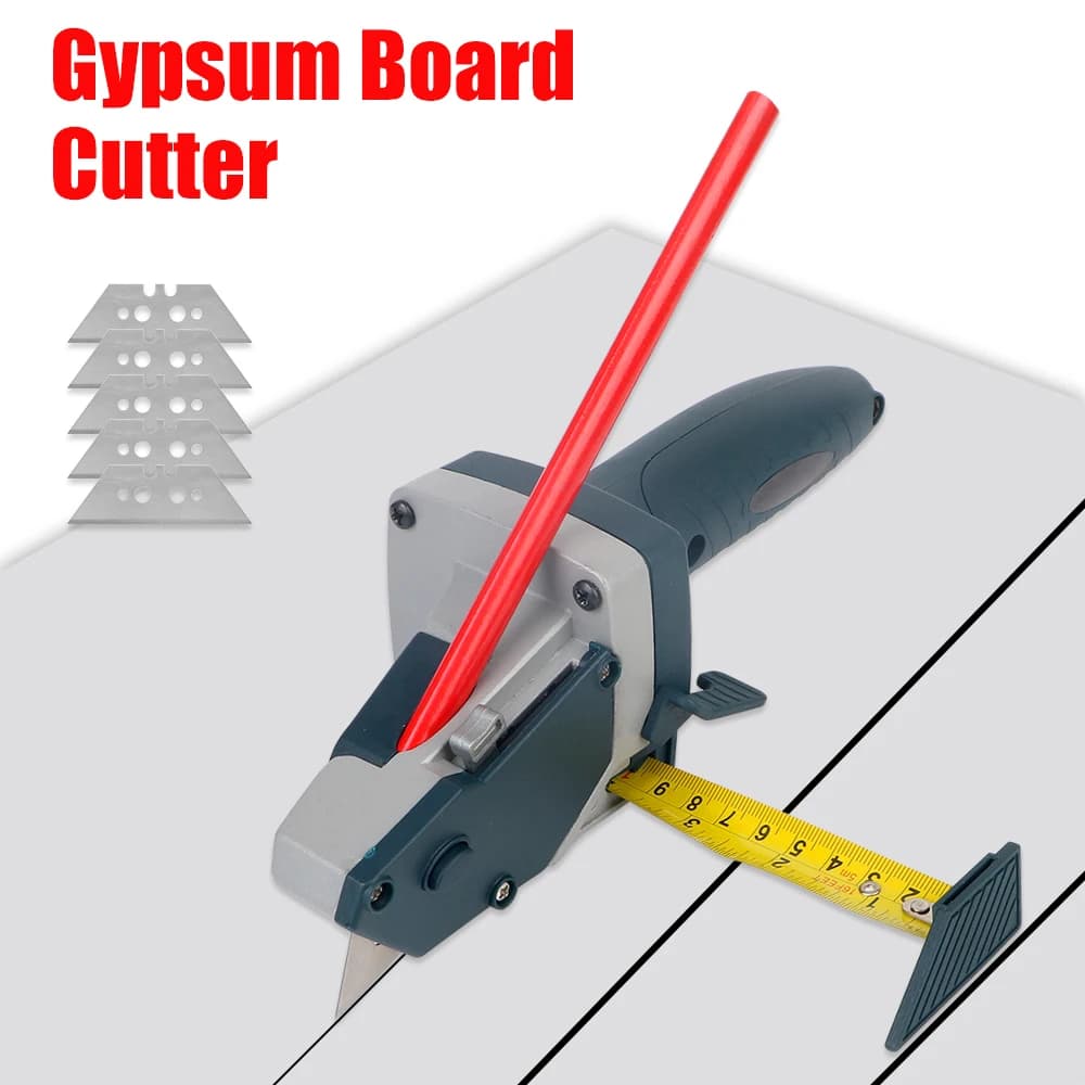 Cartongesso Bordatura tool, Cartongesso cutter with 5M tape, Gesso Slab Cutting Tool