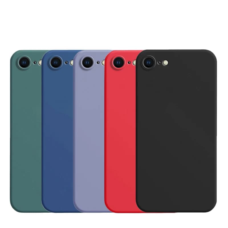 Custodia posteriore antiurto di lusso per iPhone 17e 2026, Cover in silicone liquido per iPhone 17e, Custodia morbida in TPU per iPhone 17E