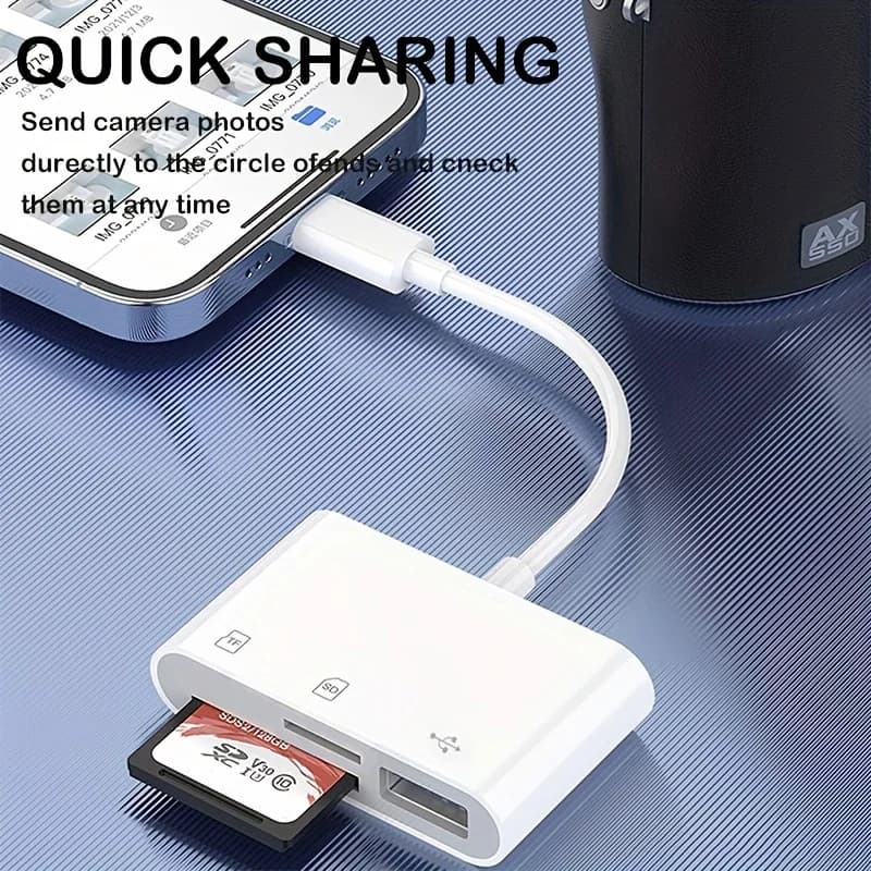 Adattatore Type C Lettore di Schede TF SD OTG USB-C per iPad Pro Huawei Macbook Samsung Xiaomi