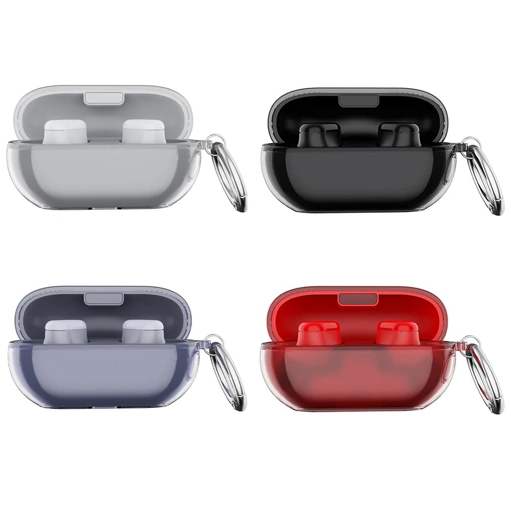 Protective case soft shockproof protective case with keychain leather case charging case for Beats Solo Buds Wireless earphones