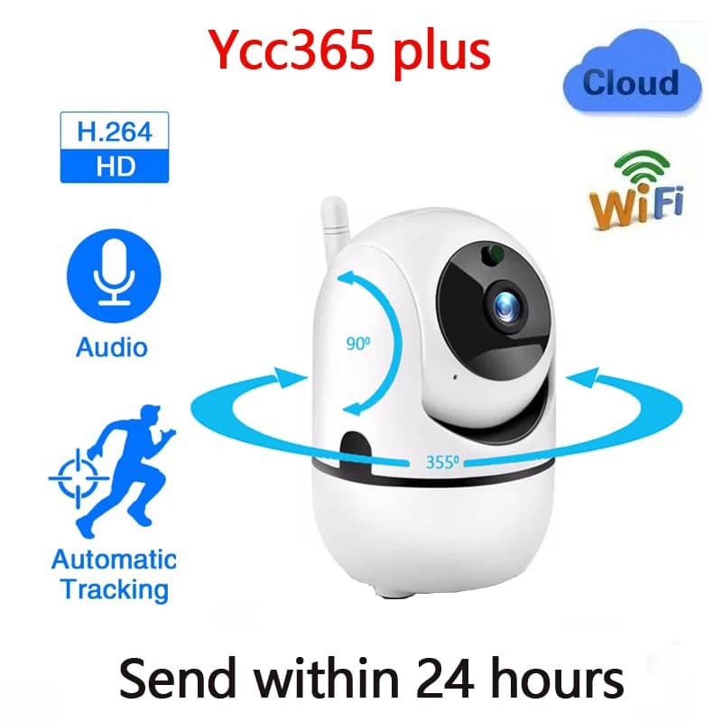 Ycc365 Plus 1080P Cloud HD IP Camera WiFi Auto Tracking Camera Baby Monitor Night Vision Security telecamera di sorveglianza domestica