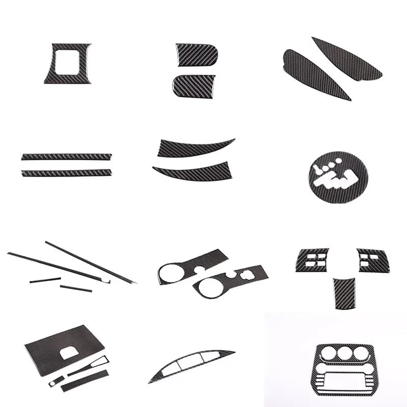 For Mazda MX-5 NC 2009-2014, Carbon Fiber Sticker Soft for Flying Buttons, Interior Car Accessories