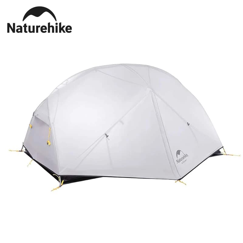 Naturehike Mongar 2 Person Tent 20D Nylon 210T Waterproof Ultralight Camping Hiking Tent with Mat Backpacking Travel Tent
