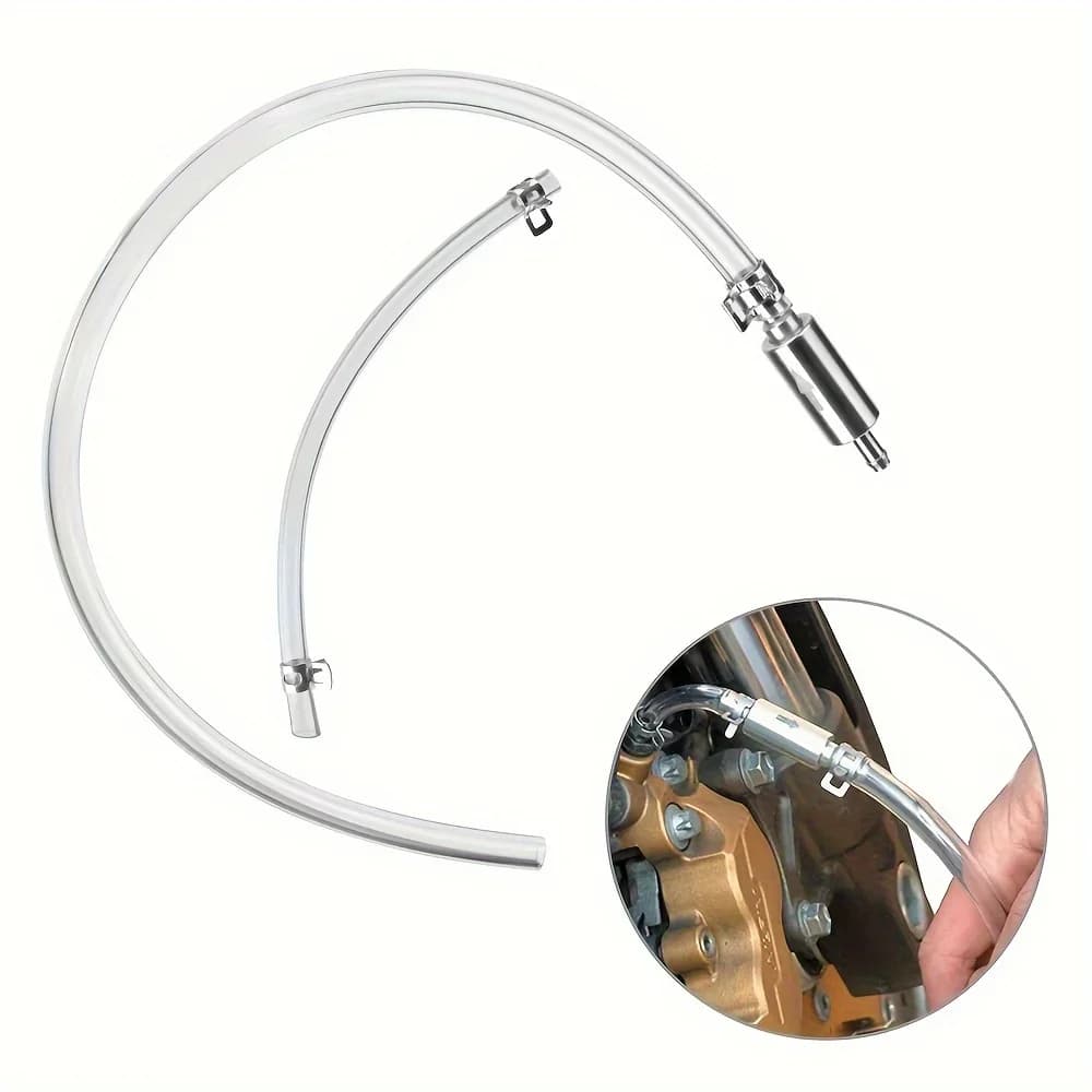 Kit Pompa Spurgo Freni Auto Moto, Tubo Flessibile per Cambio Olio, Valvola Frizione Idraulica, Set Accessori per Moto e Pit Bike