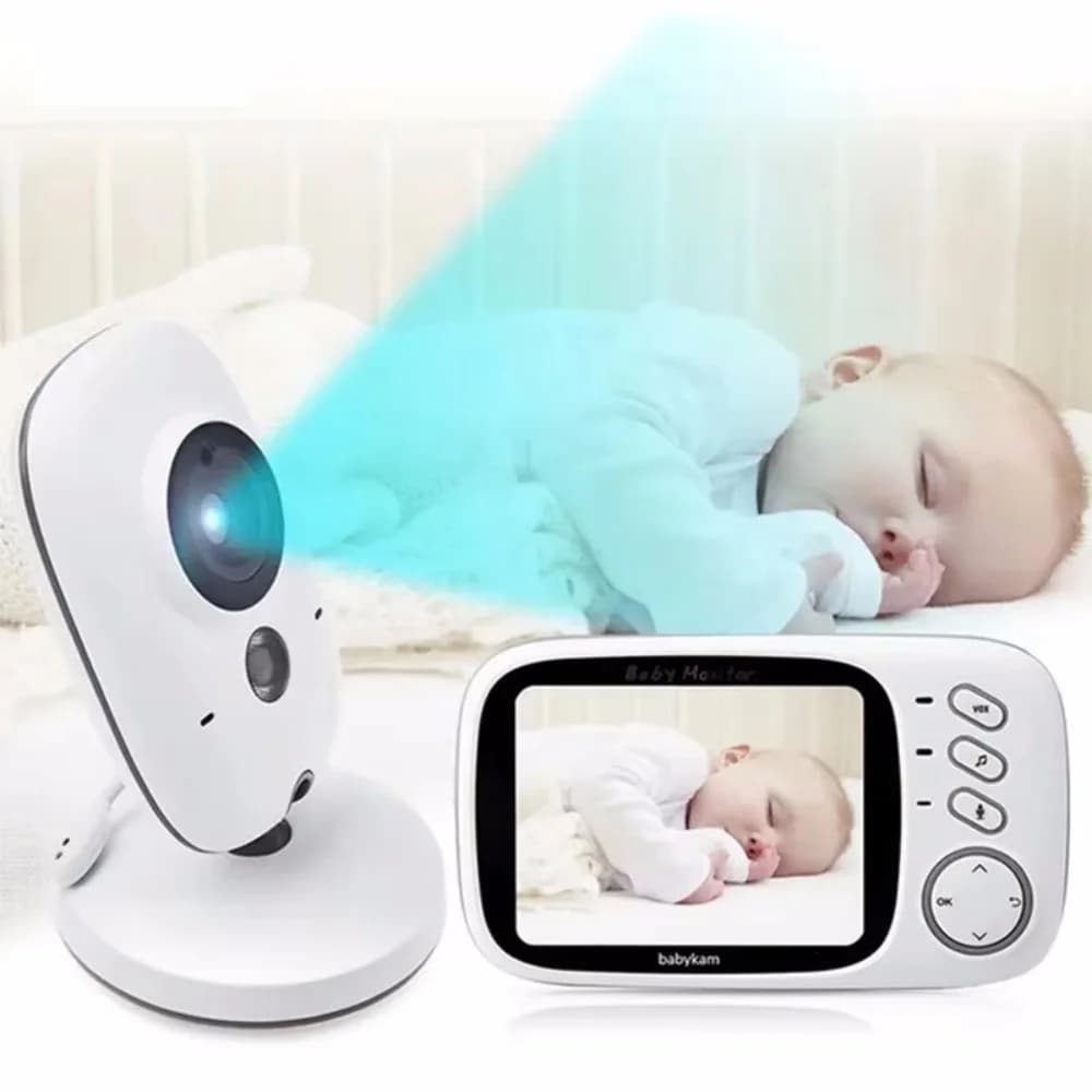 Monitor per Bambini VB603 Wireless con Protezione di Sicurezza, Videosorveglianza, Display della Temperatura, Audio Bidirezionale e Telecamera Interna