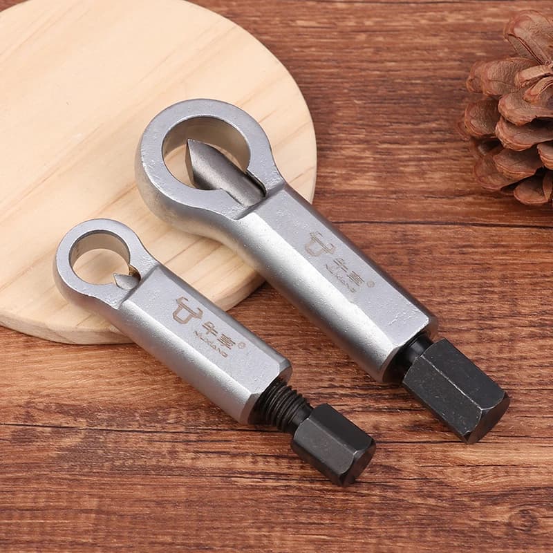 1 pz set di divisori per dadi in acciaio legato resistente da 9 a 27 mm kit di strumenti per la rimozione di cracker per dadi arrugginiti per estrazione manuale【A】